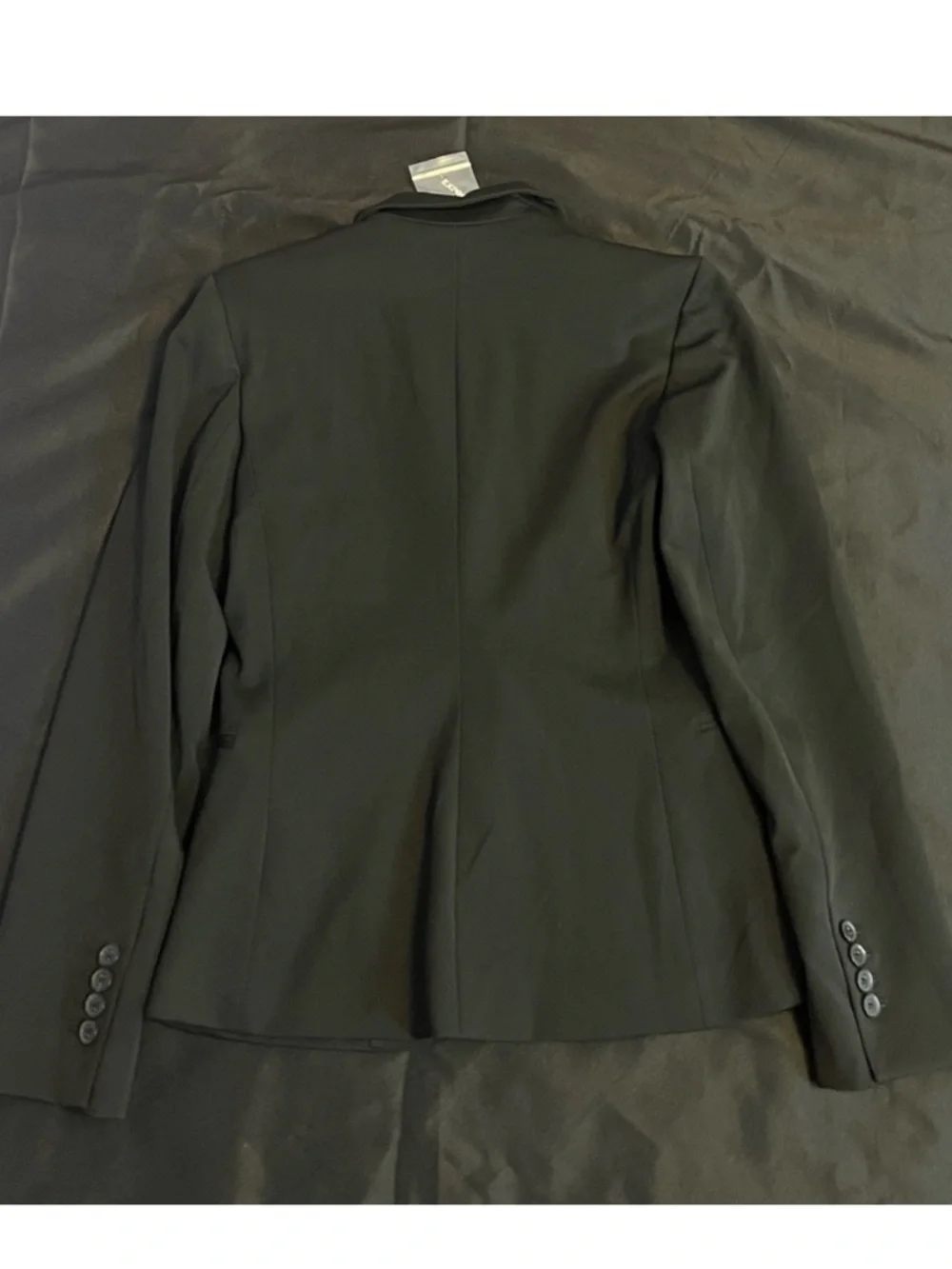 EXPRESS Black Single-Button Tailored Blazer - Picture 3 of 4